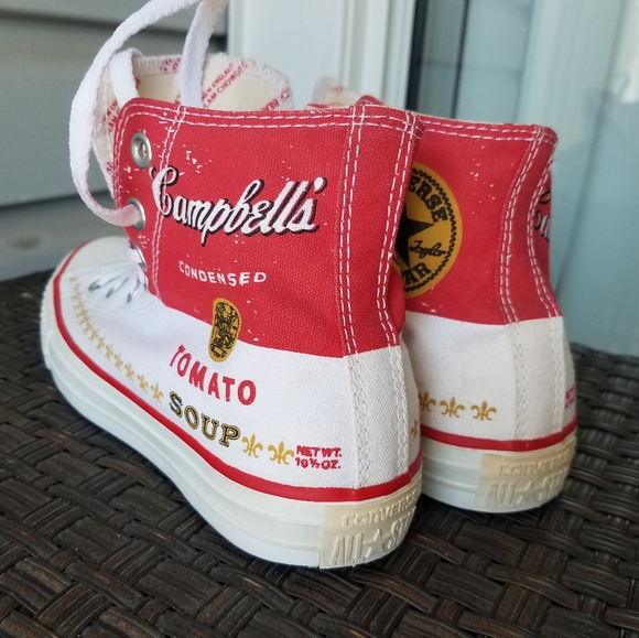 SOLD Campbells Tomato Soup Converse Chuck Taylors Sneakers - Picture 3 of 7
